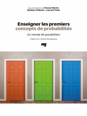 cover image of Enseigner les premiers concepts de probabilités